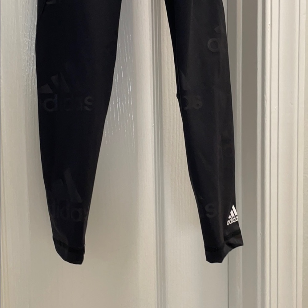 Adidas XS blue and black leggings NWT (2) - Picture 4 of 8